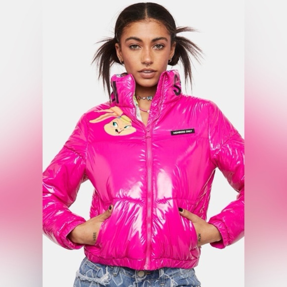 Members Only X Space Jam High Shine Puffer